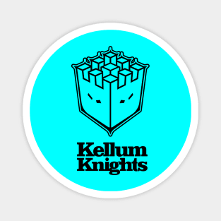 Kellum Knights Badge Black Print Magnet